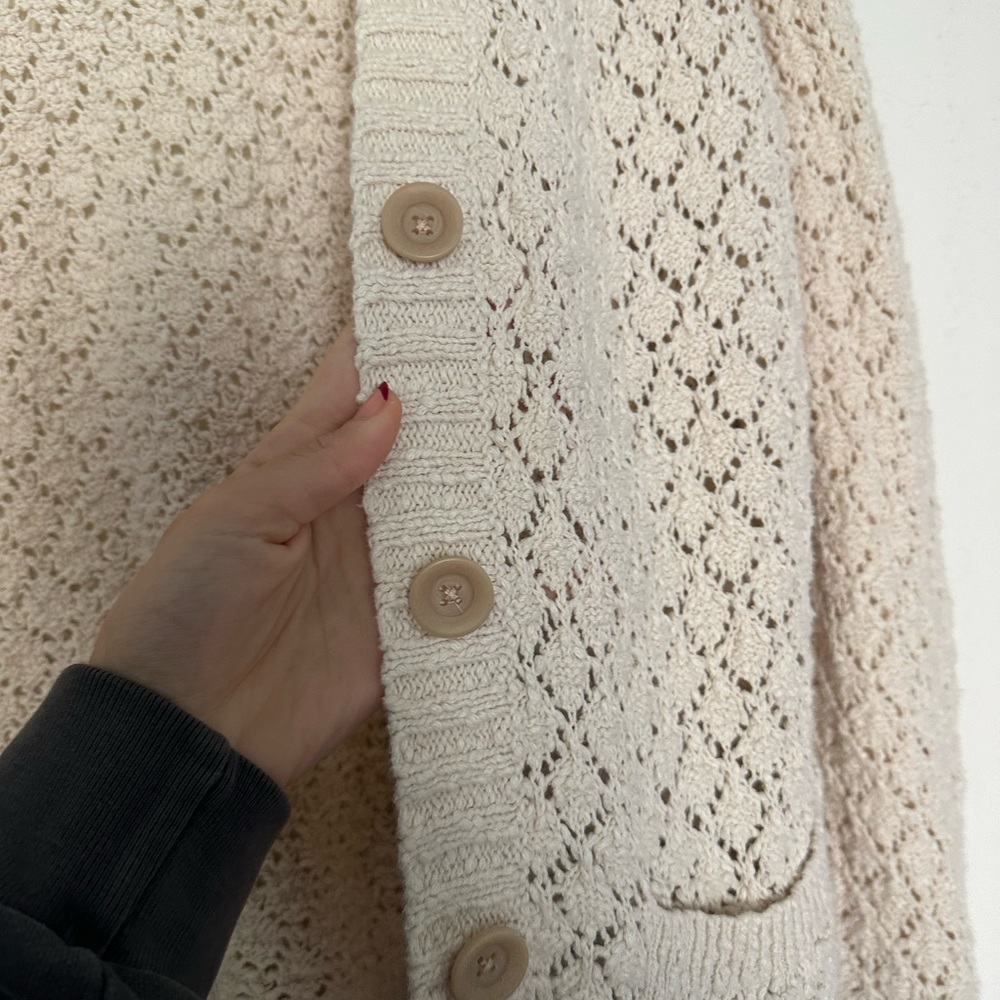 Vintage Eddie Bauer crochet sweater